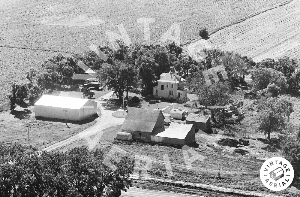 Vintage Aerial Minnesota Renville County 1979 6FRE14