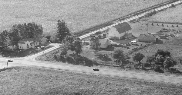 Vintage Aerial photo from 1984 in Floyd County, IA