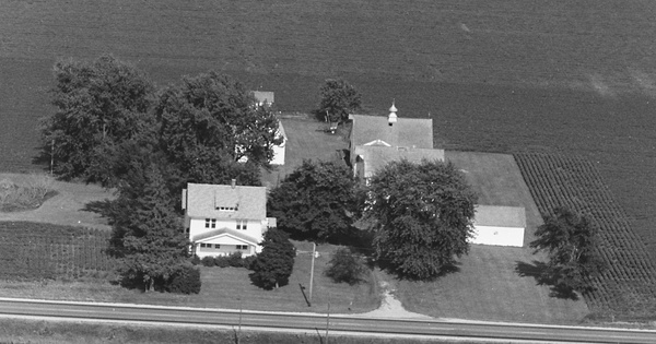 Vintage Aerial photo from 1981 in Henry County, IA