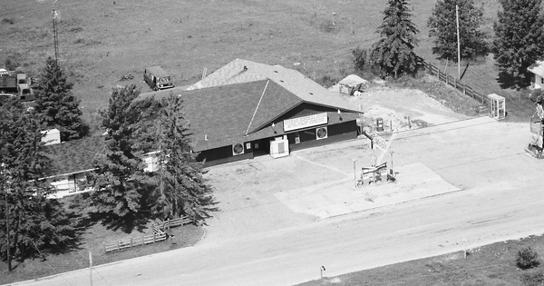 Vintage Aerial photo from 1986 in Alcona County, MI