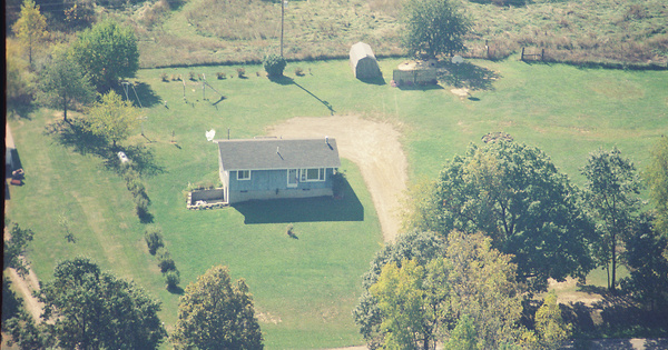 Vintage Aerial photo from 2002 in Jackson County, MI