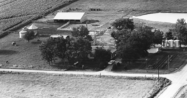 Vintage Aerial photo from 1964 in Cass County, MO