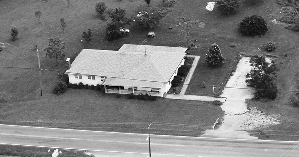 Vintage Aerial photo from 1985 in Carroll County, GA