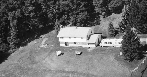 Vintage Aerial photo from 1987 in Pike County, PA