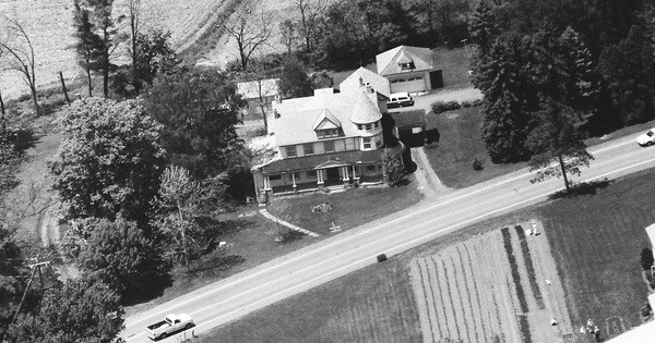 Vintage Aerial photo from 1992 in Northumberland County, PA