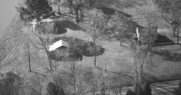 Vintage Aerial photo from 1992 in Orange County, NC