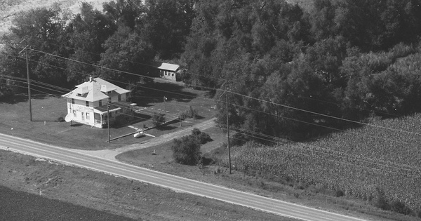 Vintage Aerial photo from 1999 in Cass County, NE