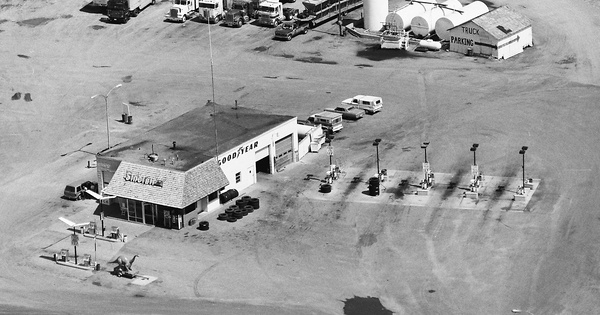 Vintage Aerial photo from 1985 in Dawson County, NE