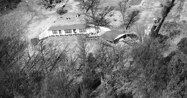 Vintage Aerial photo from 1988 in Craighead County, AR