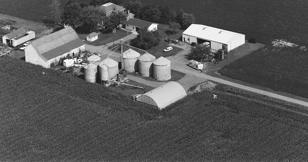 Vintage Aerial photo from 1995 in Allen County, OH