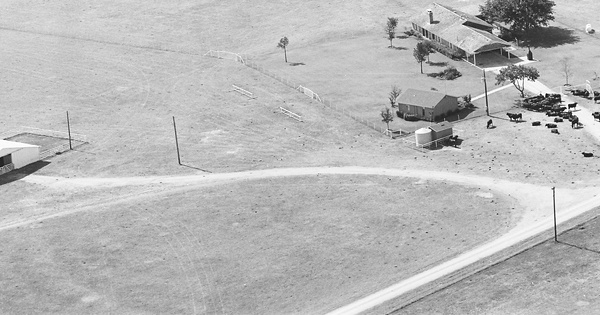 Vintage Aerial photo from -1986 in Denton County, TX