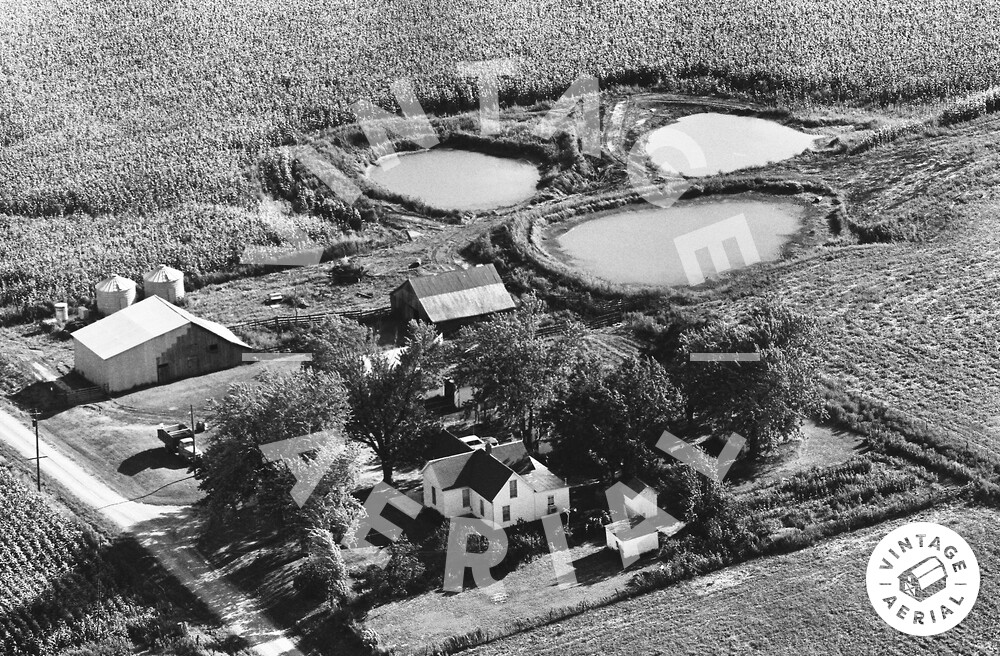 Vintage Aerial Missouri Saline County 1964 28JSA1