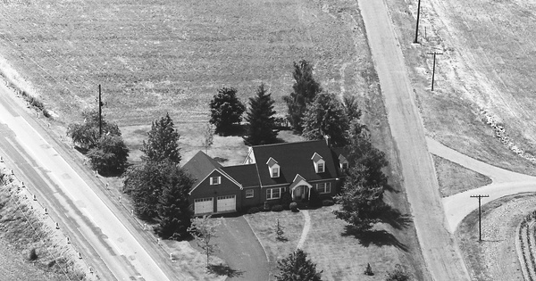 Vintage Aerial photo from 1966 in Dauphin County, PA