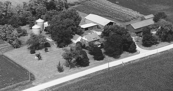 Vintage Aerial photo from 1983 in DuPage County, IL