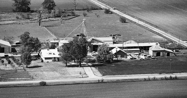 Vintage Aerial photo from 1976 in De Witt County, IL