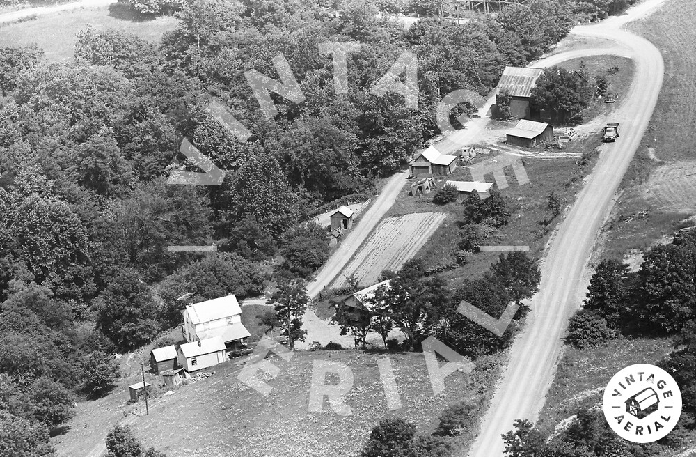 Vintage Aerial Pennsylvania Fulton County 1963 24CFU5
