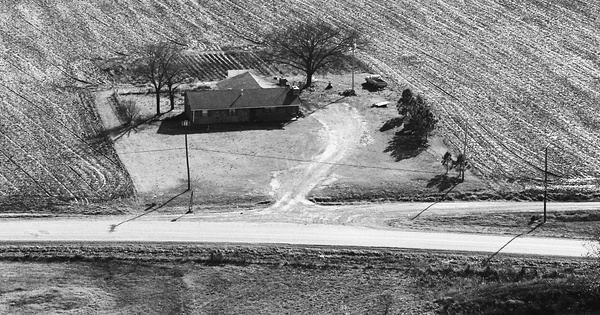 Vintage Aerial photo from 1983 in White County, AR