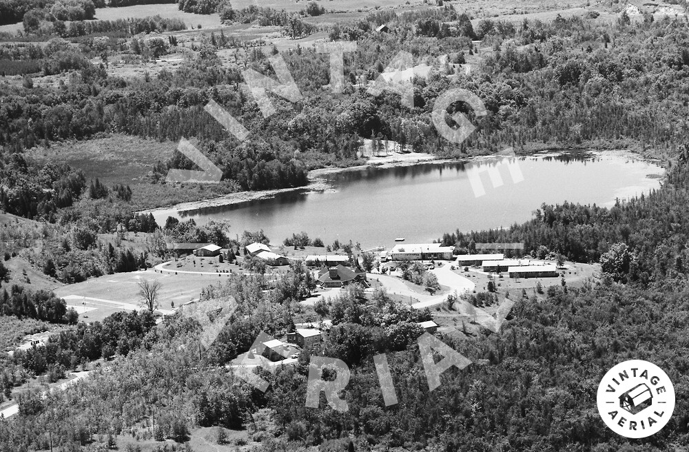 Vintage Aerial Wisconsin Fond du Lac County 1977 89PFON12