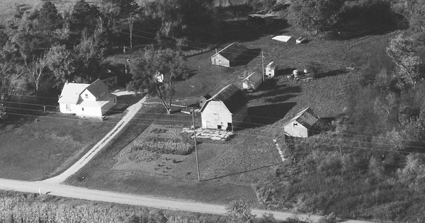Vintage Aerial photo from 1994 in Cedar County, NE