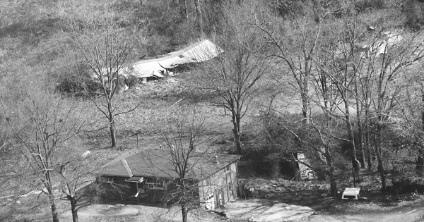Vintage Aerial photo from 1987 in Jackson County, GA