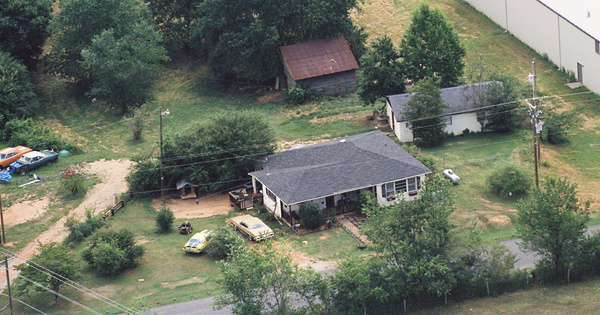 Vintage Aerial photo from 1995 in Forsyth County, GA