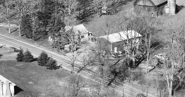 Vintage Aerial photo from 1990 in Grant County, WV