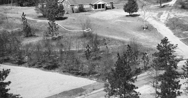Vintage Aerial photo from 1983 in Richmond County, GA