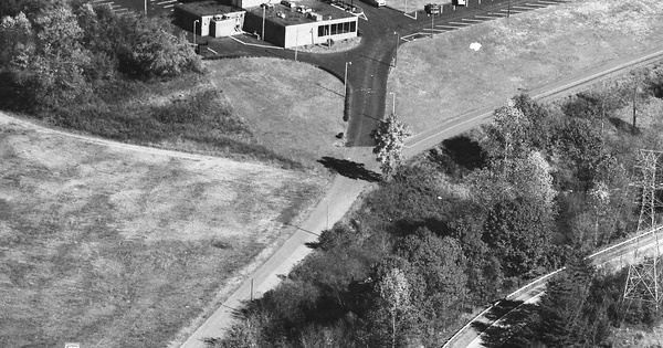 Vintage Aerial photo from 1990 in Burke County, NC