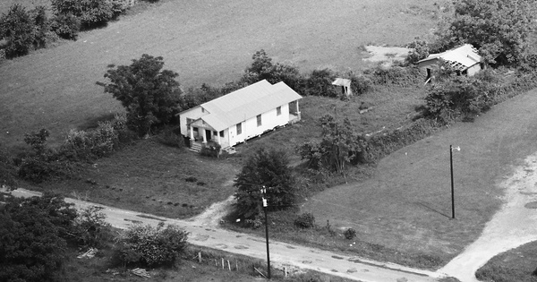 Vintage Aerial photo from 1989 in St. Landry Parish, LA