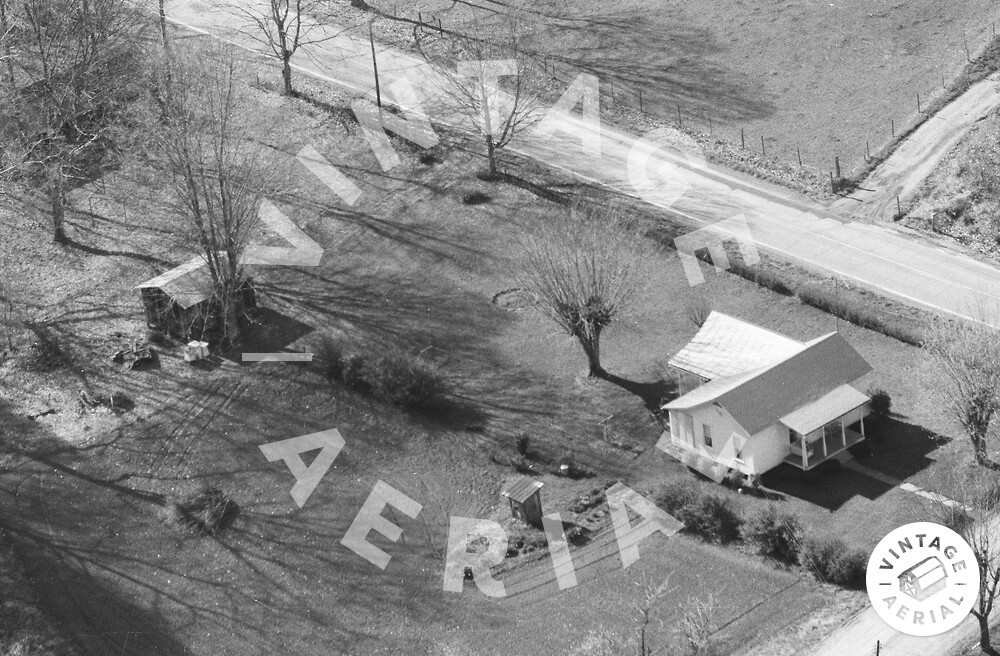 Vintage Aerial West Virginia Ritchie County 1986 8TRI23