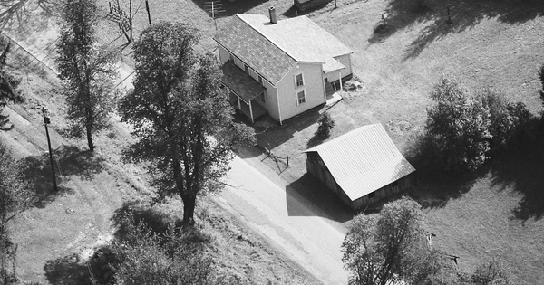 Vintage Aerial photo from 1986 in Randolph County, WV