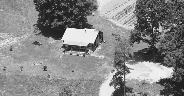 Vintage Aerial photo from 1987 in Mason County, WV