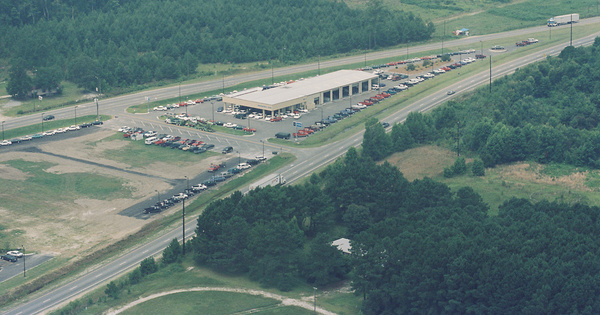 Vintage Aerial photo from 1997 in Effingham County, GA