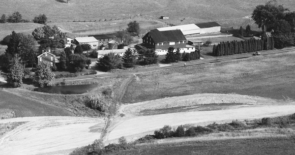 Vintage Aerial photo from 1983 in Indiana County, PA