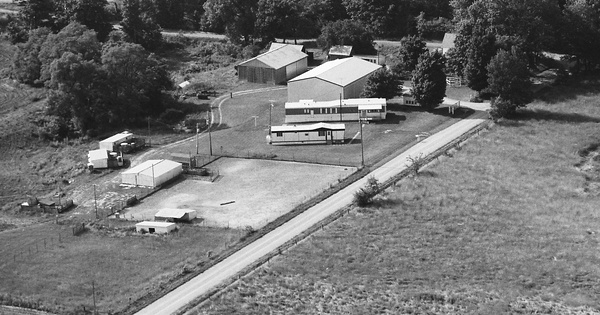 Vintage Aerial photo from 1983 in Carroll County, IN