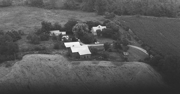 Vintage Aerial photo from 1981 in Jackson County, IL