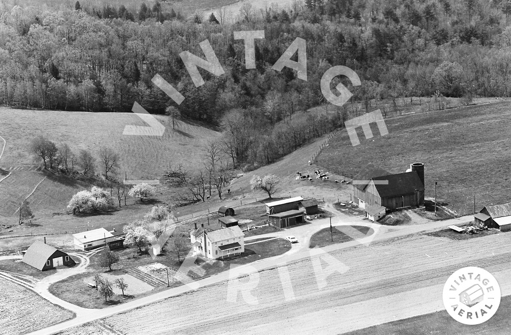 Vintage Aerial Pennsylvania Luzerne County 1963 2CLU5