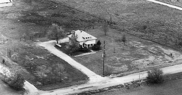 Vintage Aerial photo from 1971 in Grundy County, IL