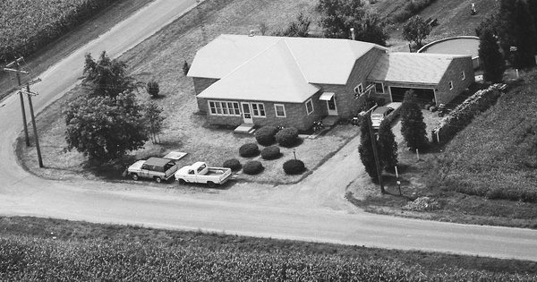 Vintage Aerial photo from 1983 in Grundy County, IL