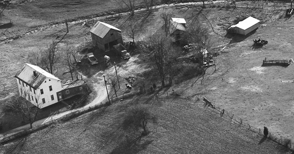 Vintage Aerial photo from 1976 in Franklin County, IN