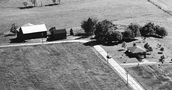 Vintage Aerial photo from 1966 in Westmoreland County, PA