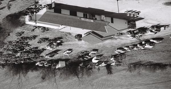 Vintage Aerial photo from 1989 in Oglethorpe County, GA