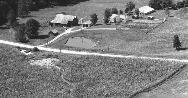 Vintage Aerial photo from 1973 in Dubois County, IN