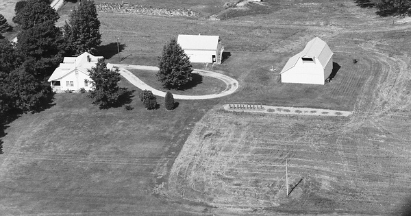 Vintage Aerial photo from 1983 in Union County, IL