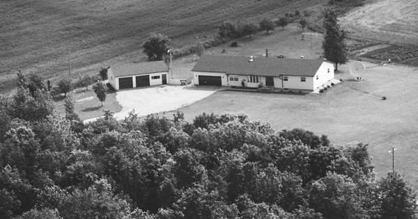 Vintage Aerial photo from 1989 in Delaware County, OH