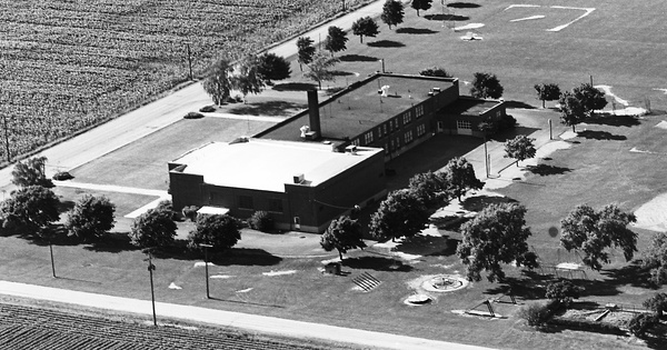 Vintage Aerial photo from 1971 in Defiance County, OH