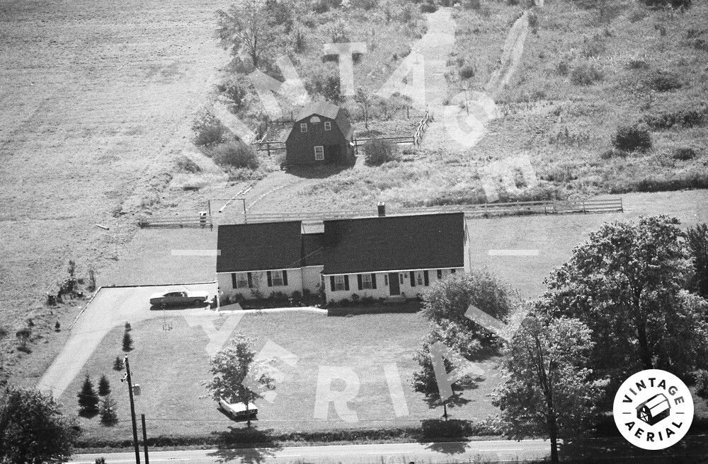 Vintage Aerial Ohio Geauga County 1976 28CGE11