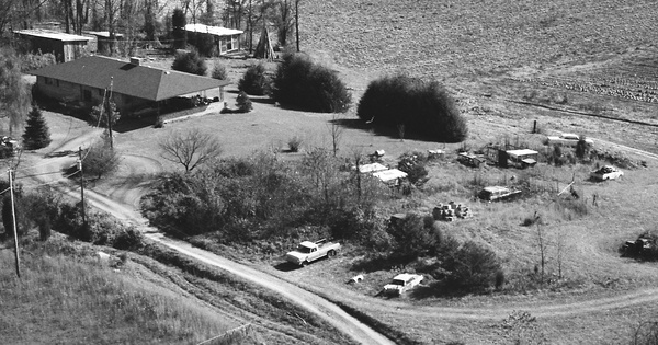 Vintage Aerial photo from 1985 in Sullivan County, TN