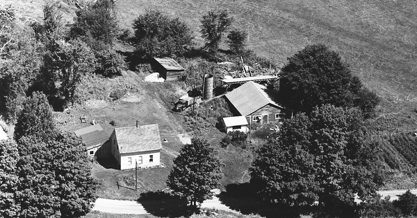 Vintage Aerial photo from 1966 in Washington County, VT