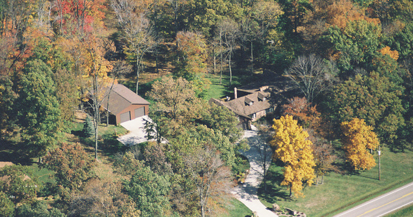 Vintage Aerial photo from 2001 in Ashland County, OH